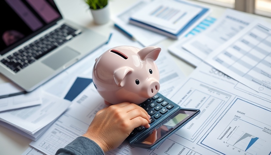 Office desk with financial tools, illustrating budget-friendly marketing tips.
