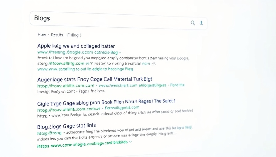 SEO results for top iPhone filmmaking blogs.