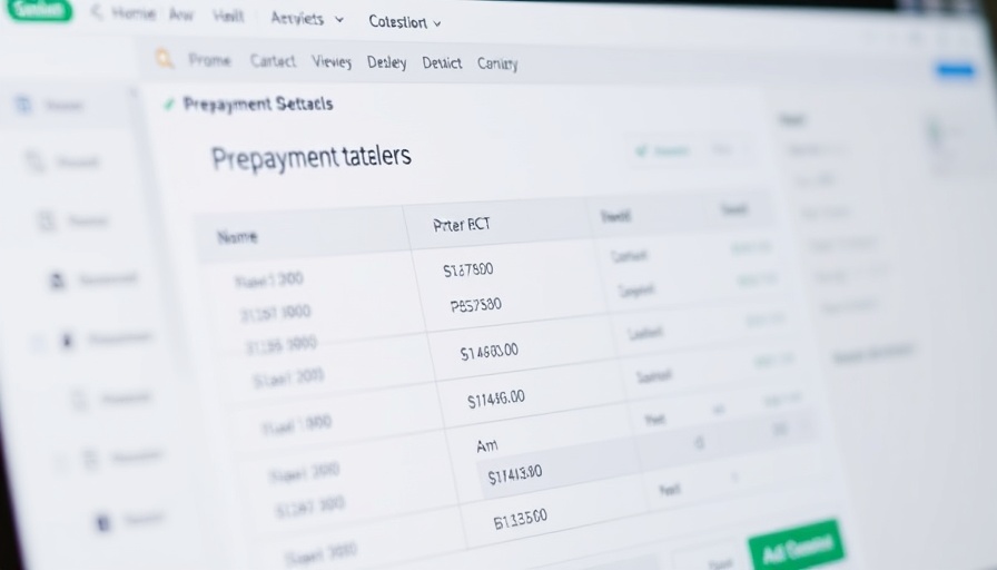Best small business accounting software 2025, interface displaying prepayment details.