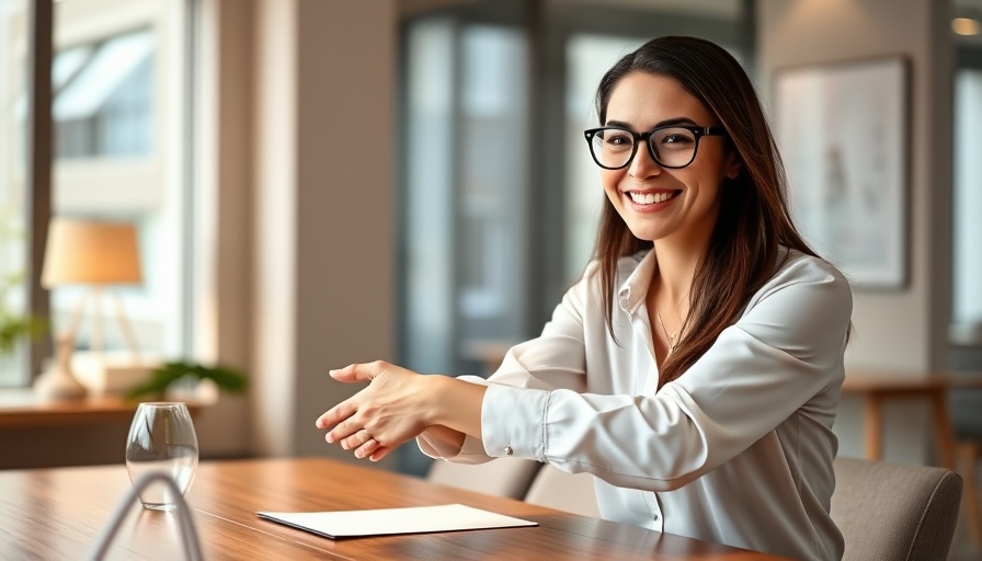 Smiling businesswoman shaking hands in an office meeting, Investor vs Loan for Business Financing.