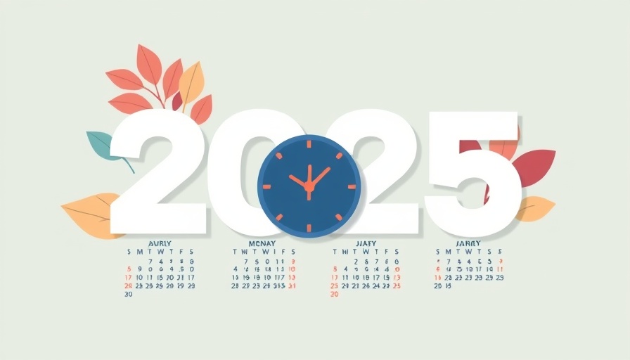 Stylized 2025 calendar for Mid-Year Business Planning Strategies