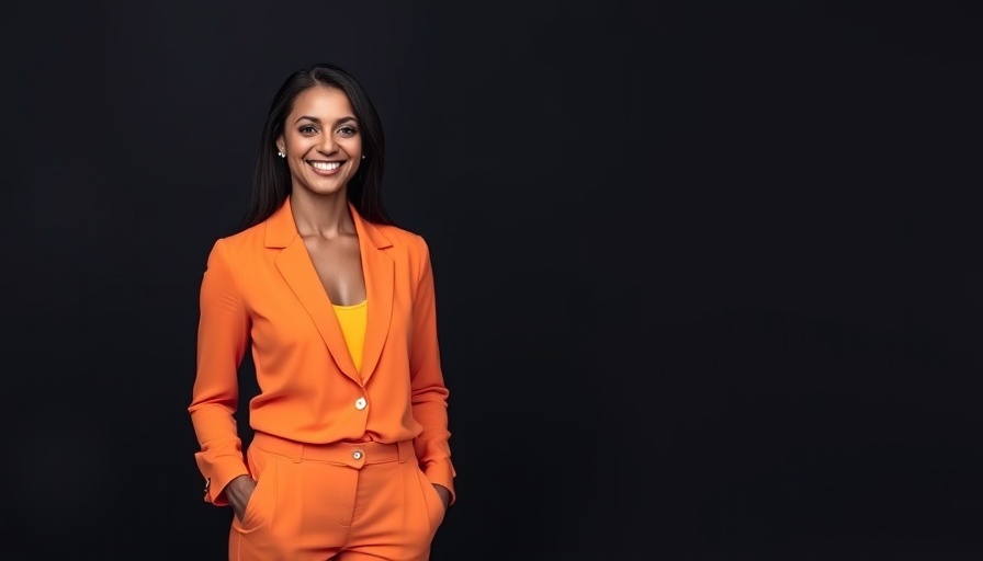 New Jersey entrepreneur inspiring through STEM, posing confidently.