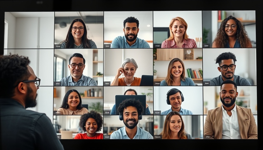 Diverse virtual meeting discussing access to capital for small businesses