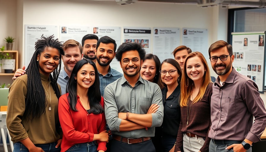 Entrepreneurs showcasing good jobs practices in an office setting.