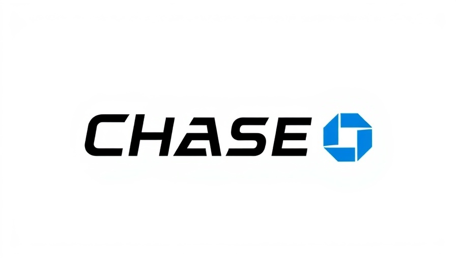 Chase bank logo in black and blue on white background