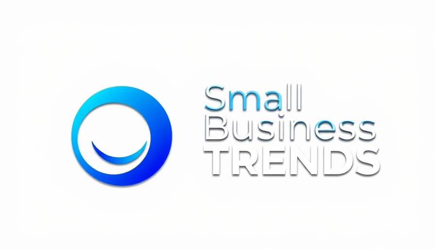 Small Business TRENDS logo design, protect small businesses from tariffs 2025.
