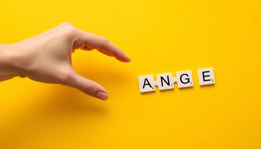 Minimalist concept of change represented with letter tiles on yellow.