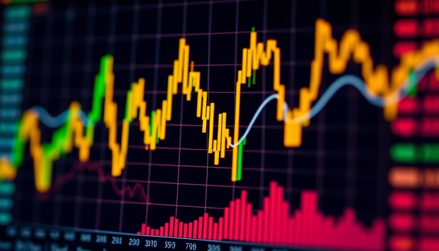 Gold and silver prices decline illustrated by a graph chart.
