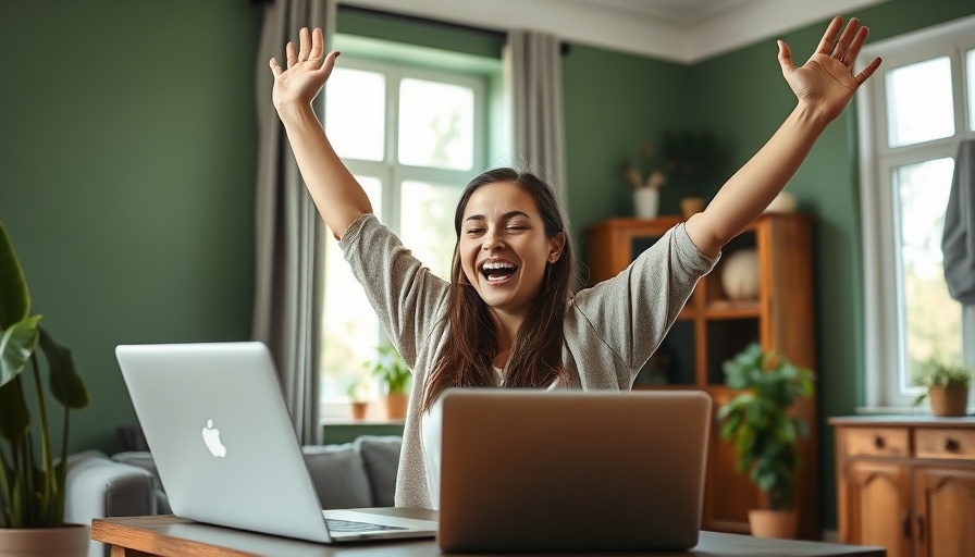 Cheerful woman celebrating loan approval, Bad Credit Business Loans