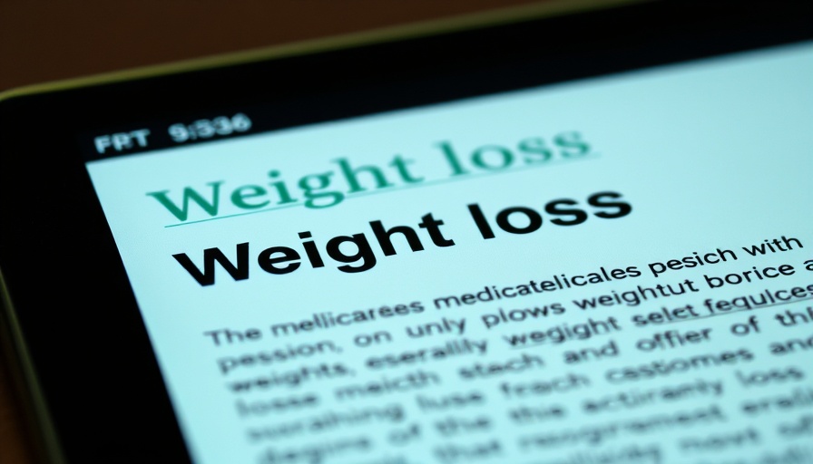 Article on weight loss medication displayed on a computer screen.