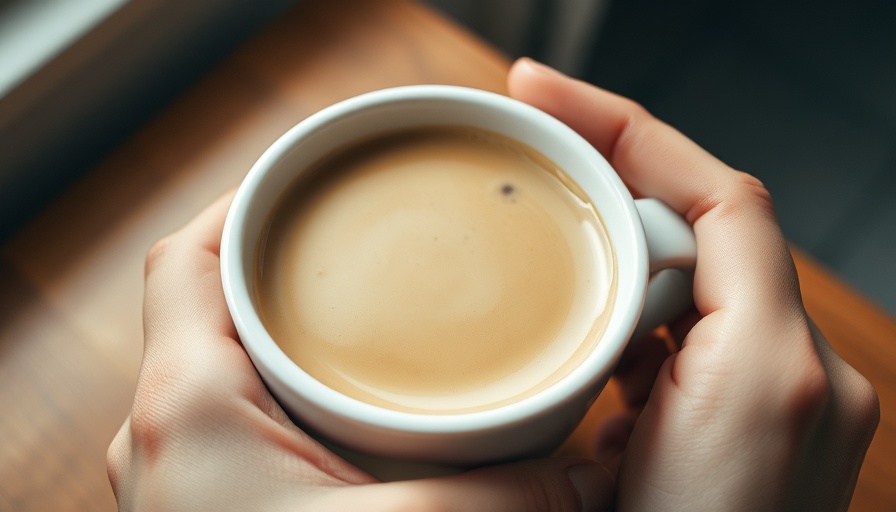 Cup of coffee and milk jug impacting Brazil tariffs and coffee prices