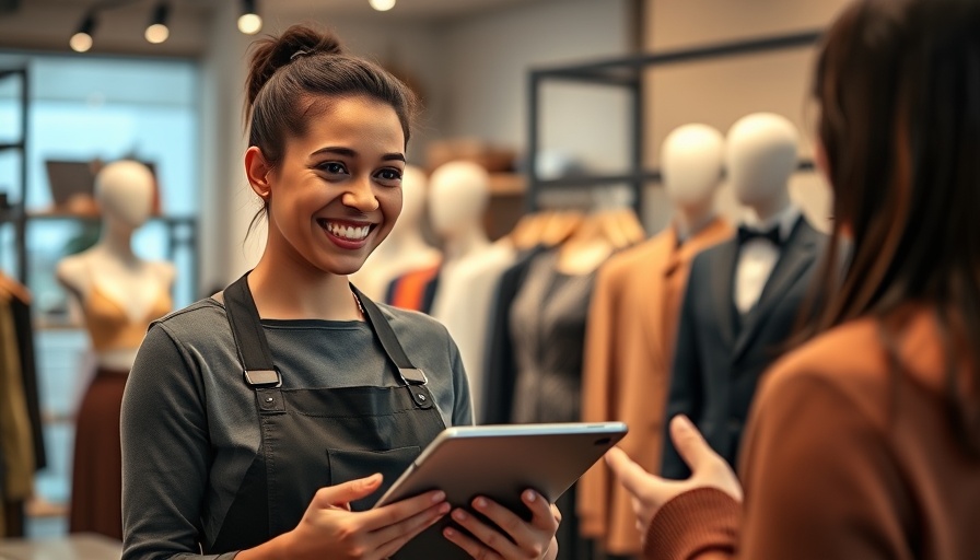 Building strong customer relationships in a boutique setting.