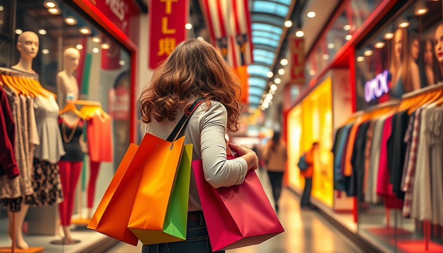 Vibrant shopping scene showcasing strategies for physical store success.