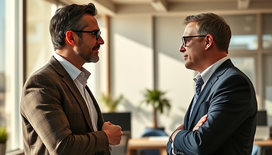 Professional discussion building trust with customers.