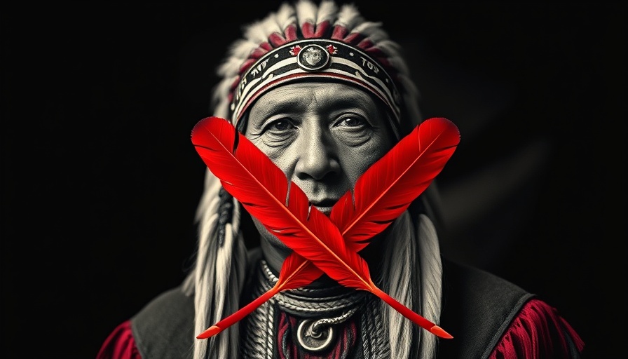 Seaconke Wampanoag Tribe Recognition feature with Native American portrait and red feathers.