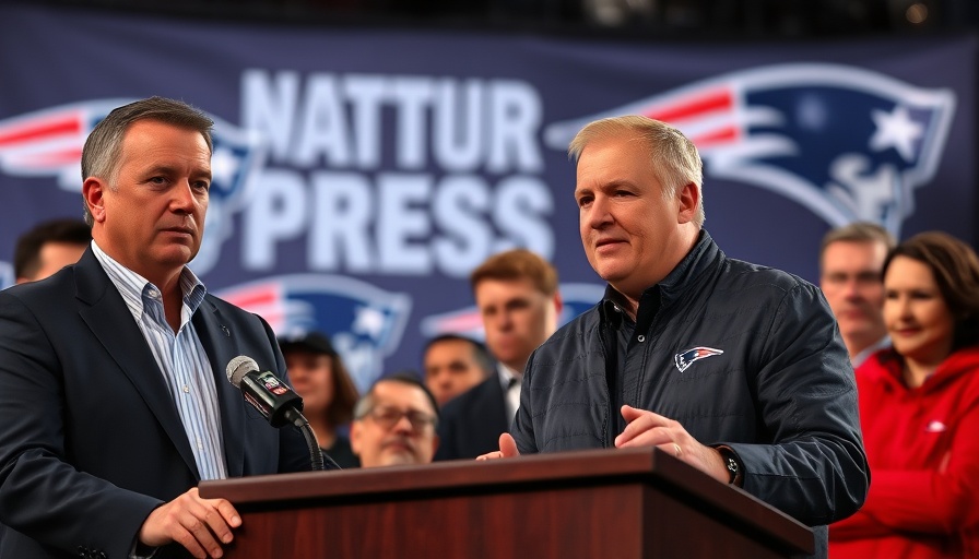 Belichick Kraft comments during Patriots press event.