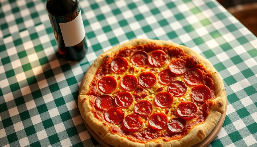 Delicious pepperoni pizza and wine, 2025 James Beard Award Winners.