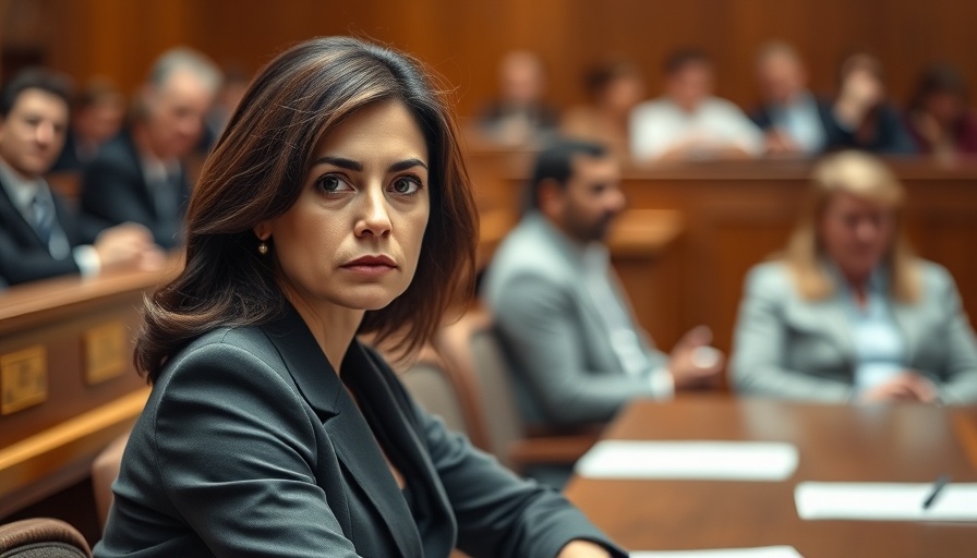 Focused woman at legal event, courtroom setting, Karen Read case grand juror leaks.