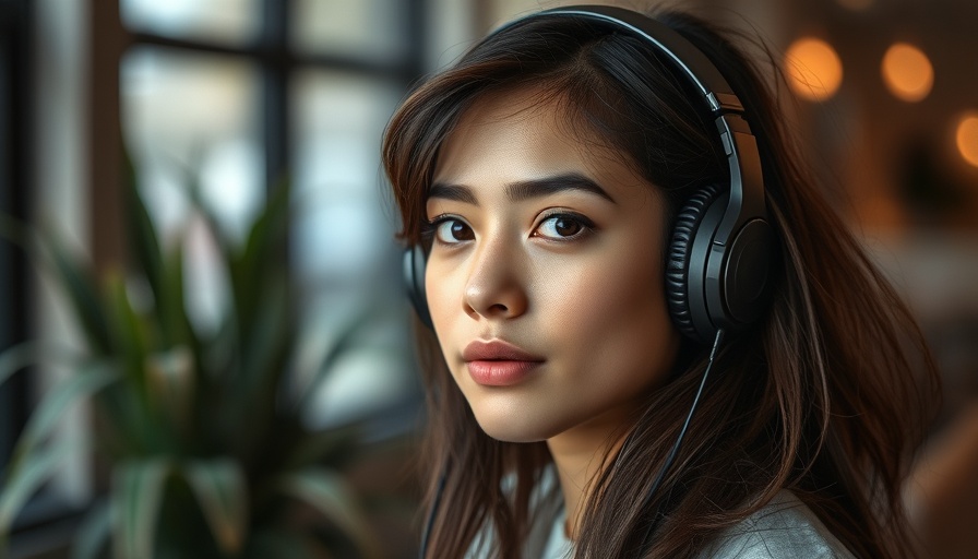 Harvard researcher accused of smuggling frog embryos, woman with headphones in calm indoor setting.