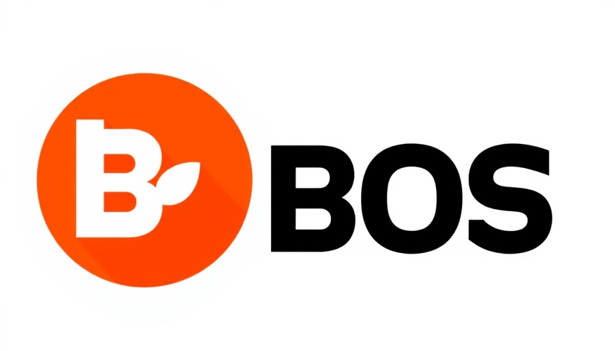 Bold BOS logo design with modern typography.