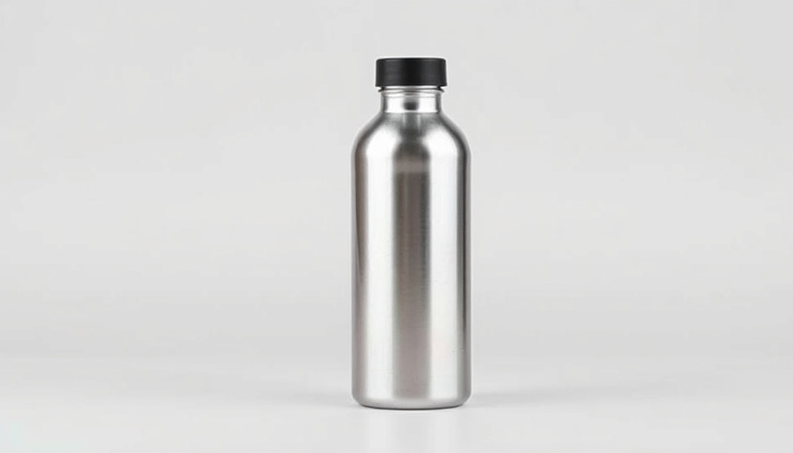 Stainless steel water bottle, potential recall at Walmart.