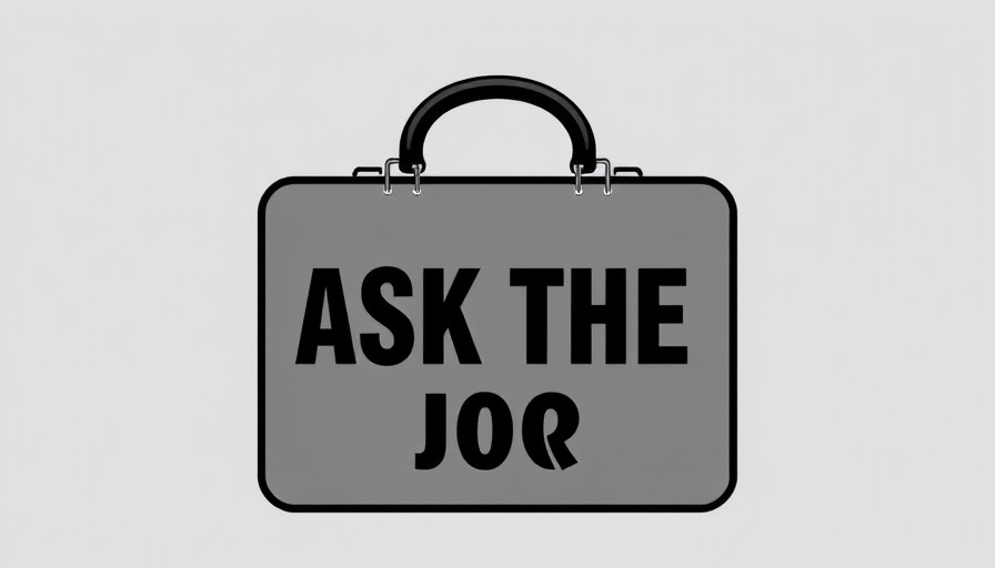 Illustration of a briefcase with 'ASK THE JOB DOC' text, related to AI adoption encouragement.