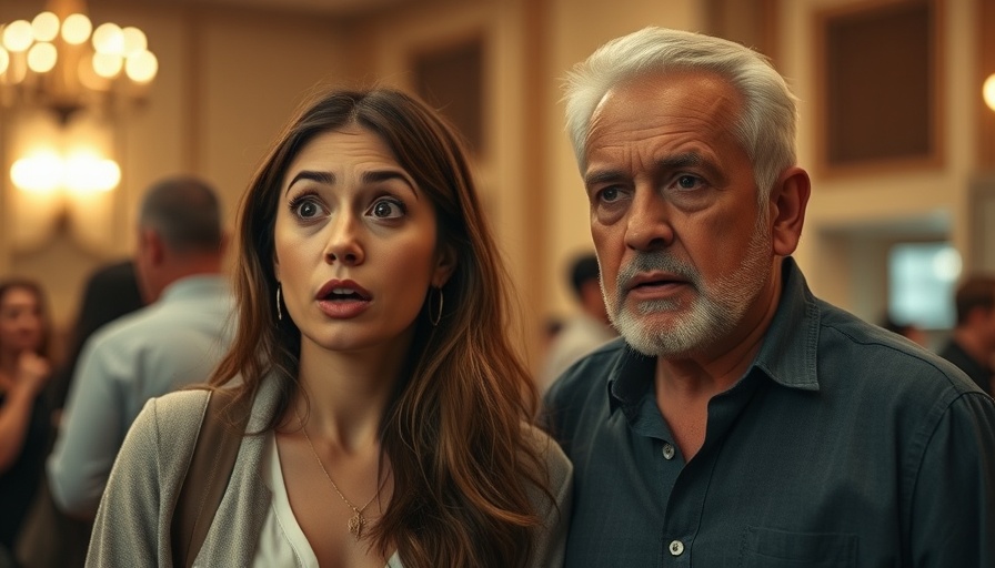 Astronomer CEO controversy image of a surprised woman and concerned man.