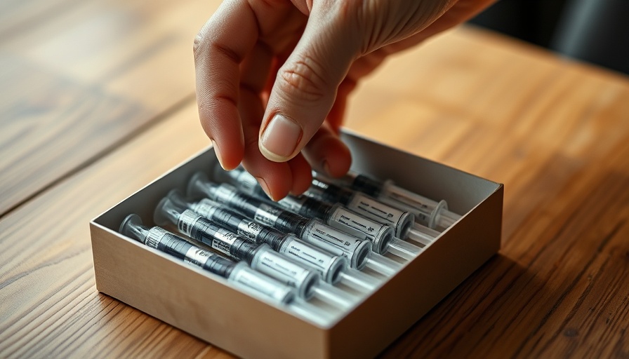 Weight loss drug injection pens in a box for PCOS treatment.