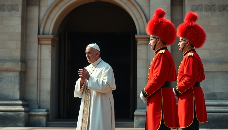 Pope in Vatican with Swiss Guards, Miracle of Rhode Island infant declared by Pope Leo