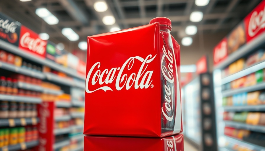Coca-Cola pack on store counter reflecting earnings report context