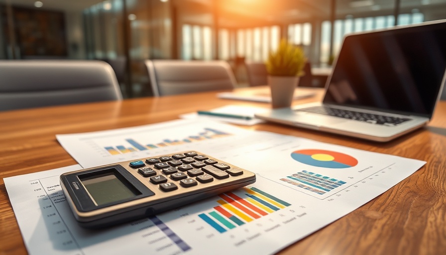 Financial documents with charts on desk, illustrating business loan curtailments.