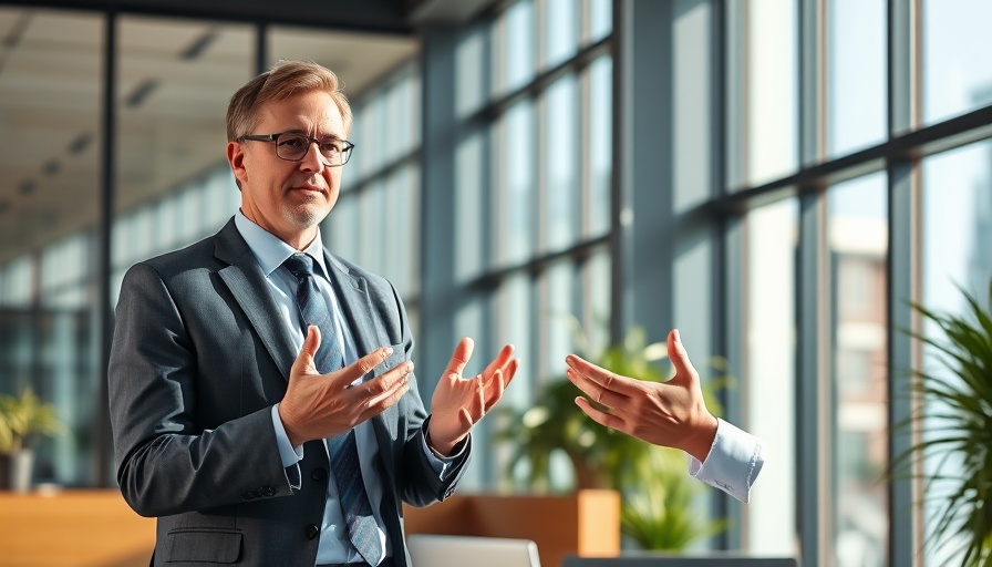 Business negotiation strategies between two professionals in modern office.
