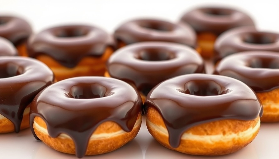 Chocolate-glazed donuts at Daily Provisions Harvard Square.