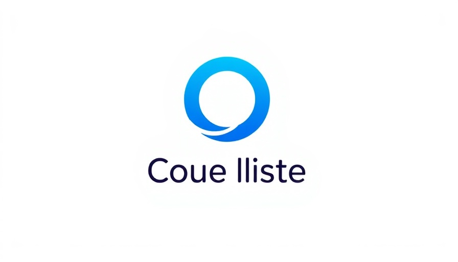 Minimalist Small Business Trends logo with blue circle icon