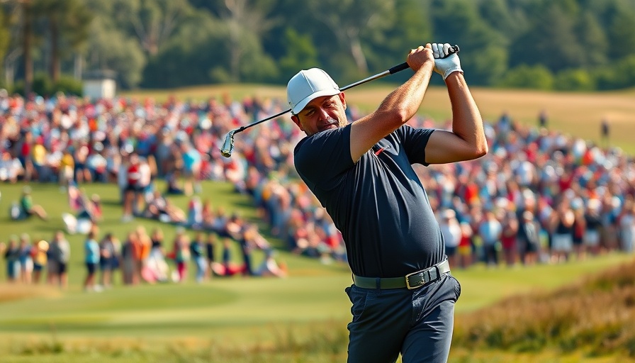 Best golf movies scene with energetic golf swing.