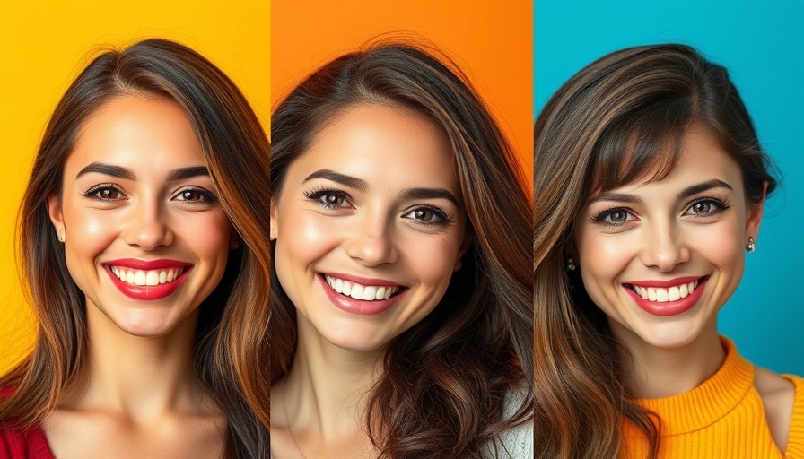 Portraits of three smiling women in a vibrant setting, related to Martha’s Vineyard African American Film Festival.