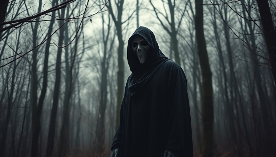 Kiyoshi Kurosawa Cloud Review: Masked figure in eerie forest