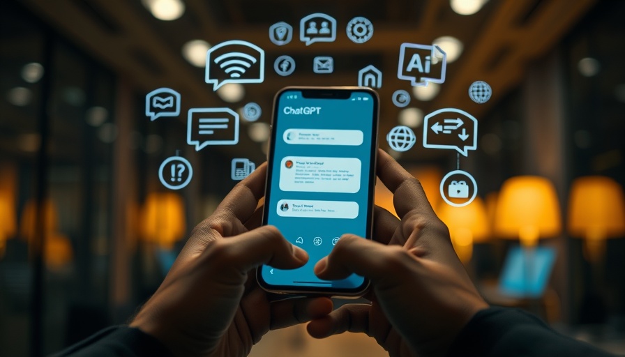 Hands using ChatGPT, boosting website traffic through AI prompts.