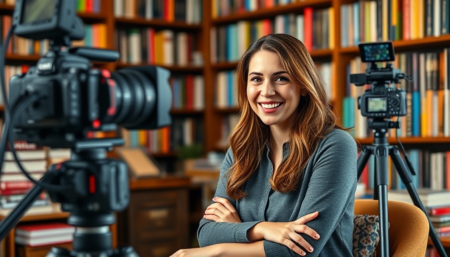 Interview in a bookstore related to retirement benefits for small businesses.
