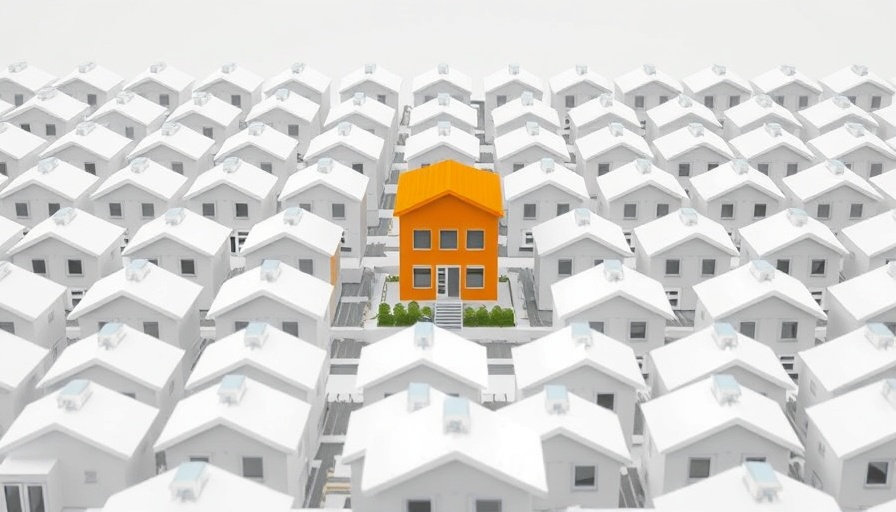 Orange house amid white homes, representing recent home sales in Greater Boston.