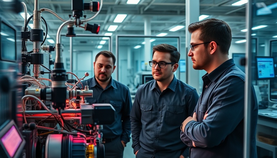 Professionals analyzing lab equipment; Eli Lilly investor skepticism theme.