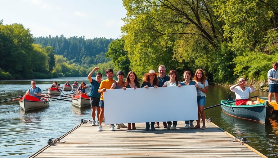 Will Reeve with a group on dock for Good Morning America in Massachusetts.
