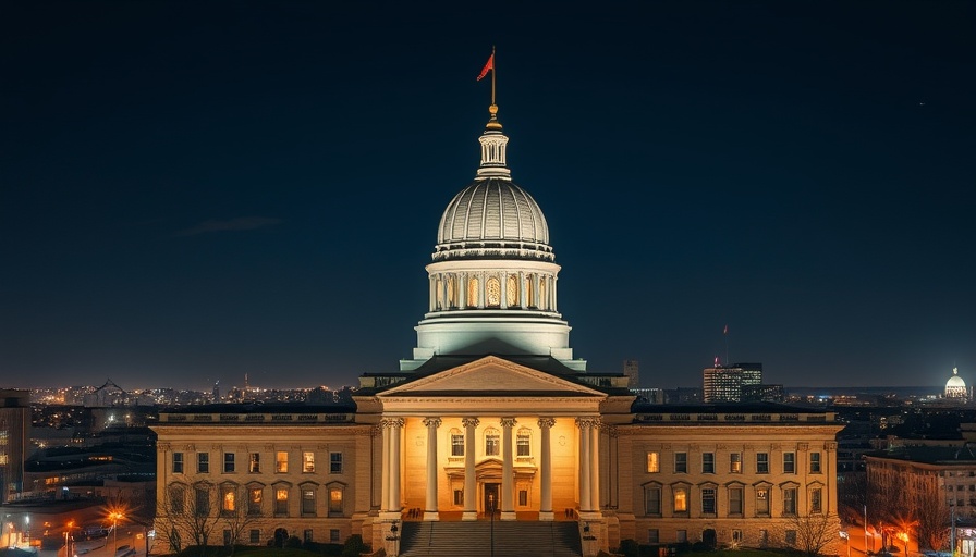 Massachusetts State House at night with dome lit up, symbolizing rising tax collections