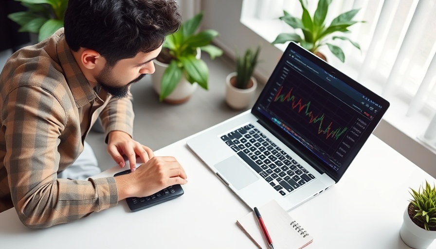 Financial planning desk setup for 2025 business preparation.