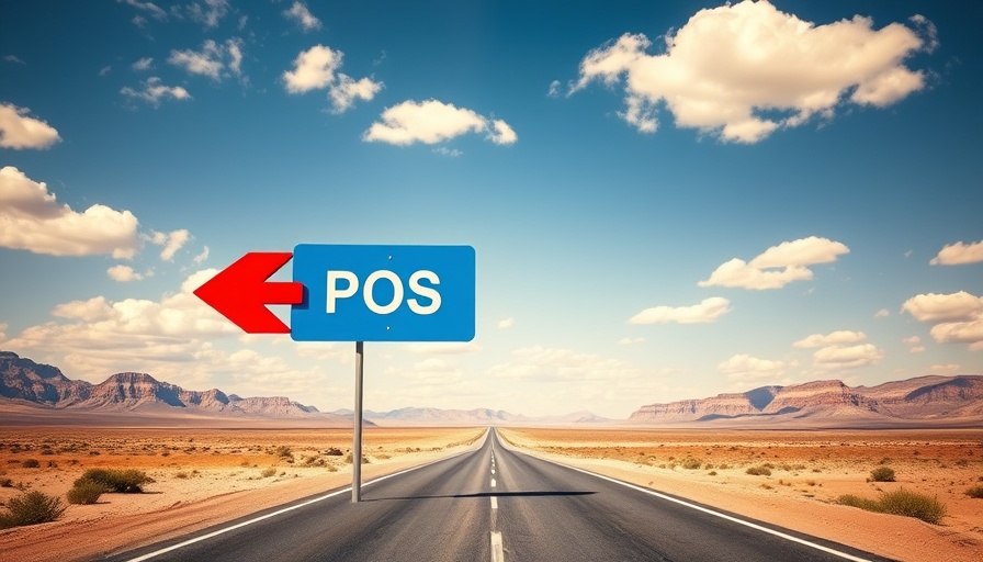 Positivity sign with red arrow on open road, symbolizing a positive workplace mindset for small business owners.