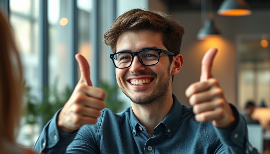Gratitude in the Workplace: Professional receiving appreciation.