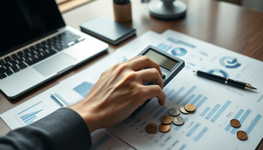 Financial management tools setup for small business analysis.