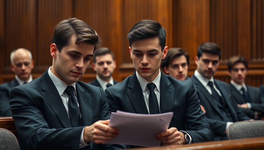 Menendez brothers’ parole hearings, serious men in courtroom setting.