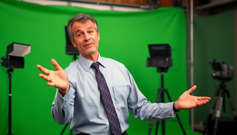 Weather presenter discusses Hurricane Erin New England in a studio.