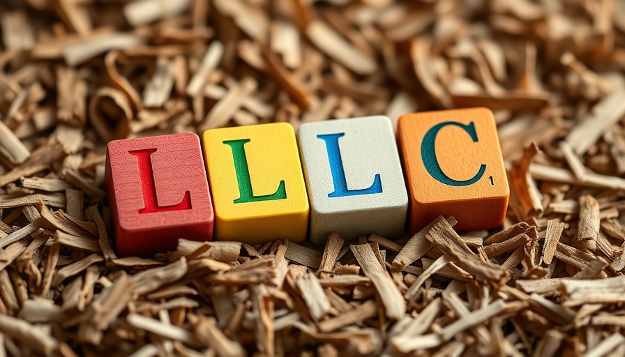 Colorful wooden LLC blocks on wood shavings, Texas LLC License Requirements